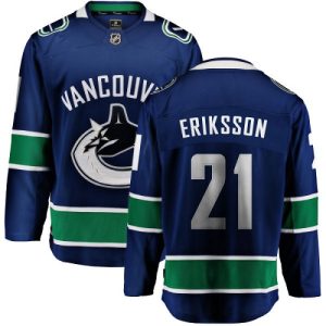 Herren Vancouver Canucks Eishockey Trikot Loui Eriksson #21 Breakaway Blau Fanatics Branded Heim